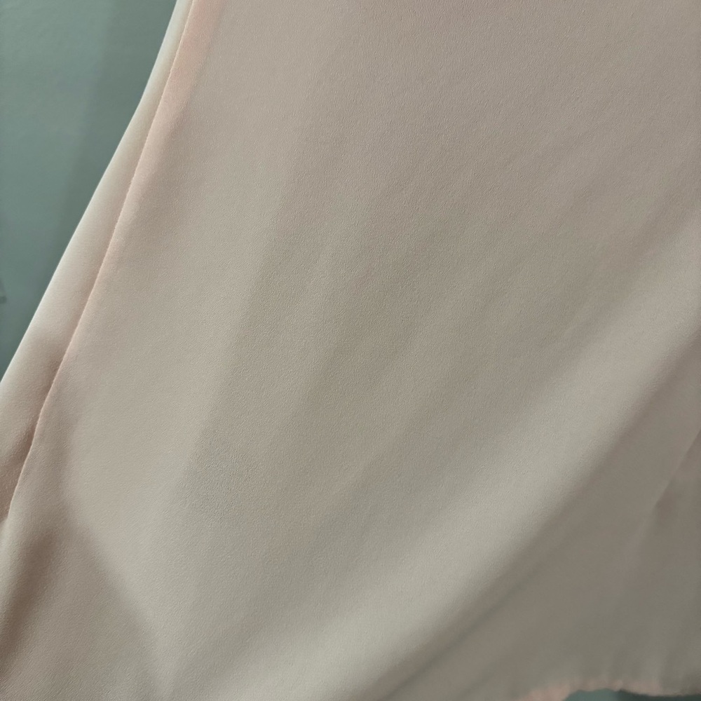 Worthington Light Pink Lace-Up Blouse - Picture 9 of 16